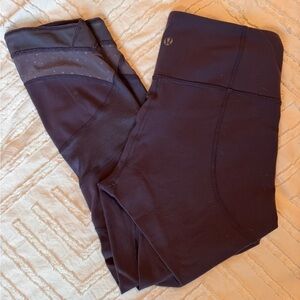 Purple lululemon 23” leggings